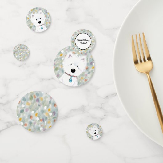 KiniArt Westie Impressions Confetti (Groep)