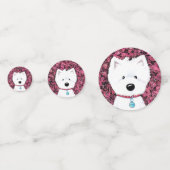 KiniArt Westie Impressions Floral Confetti (Voorkanten)