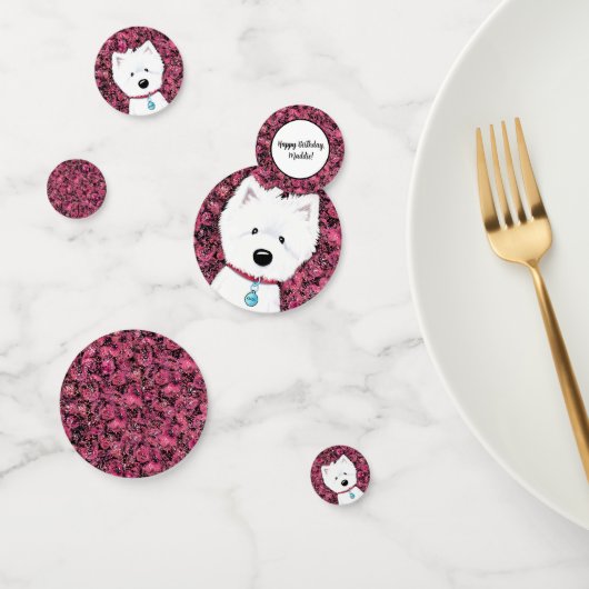 KiniArt Westie Impressions Floral Confetti (Groep)