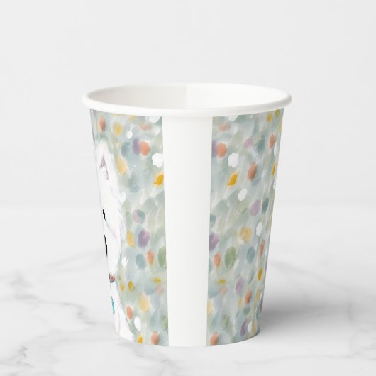 KiniArt Westie Impressions Paper Cups Papieren Bekers (Links)