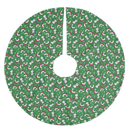 KiniArt Westie Kerstboom Kleed Rok (Voorkant)