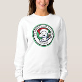 KiniArt Westie-kerstcadeau Sweatshirt (Voorkant)