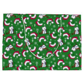 KiniArt Westie-kerstcadeautas Groot Cadeauzakje (Achterkant)