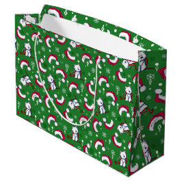 KiniArt Westie-kerstcadeautas Groot Cadeauzakje