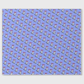 KiniArt Westie-kerstinpakpapier Cadeaupapier (Vlak)