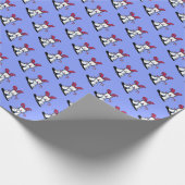 KiniArt Westie-kerstinpakpapier Cadeaupapier (Hoek)