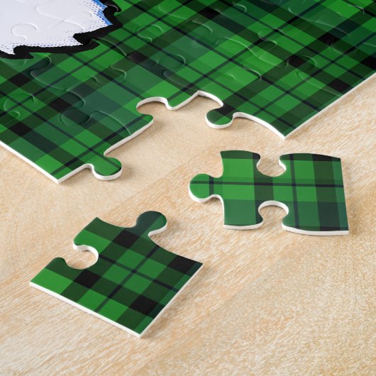 KiniArt Westie Kerstmis Legpuzzel (Zijkant)