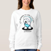 KiniArt Westie-kerstshirt Trui (Voorkant)