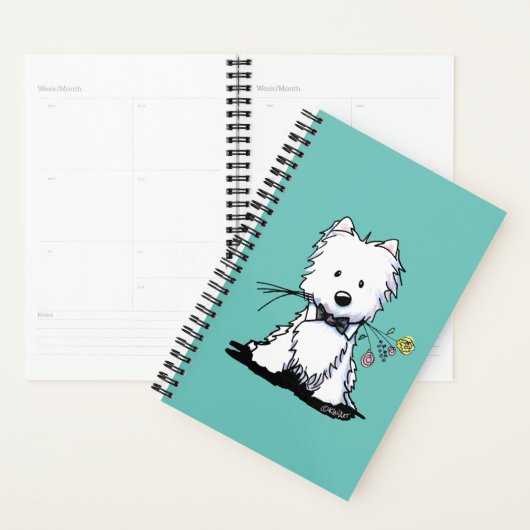 KiniArt Westie Little Romeo Planner (Display)