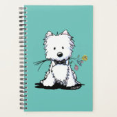 KiniArt Westie Little Romeo Planner (Voorkant)