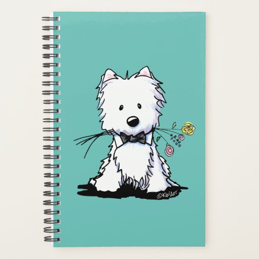 KiniArt Westie Little Romeo Planner (Voorkant)