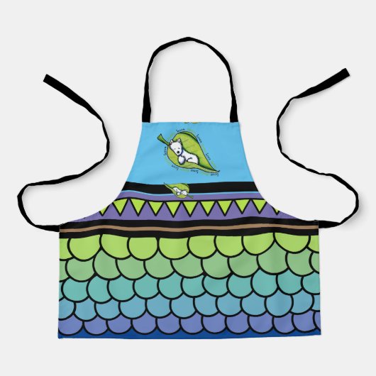 KiniArt Westie Live Green All-Over Print Schort (Voorkant)