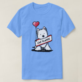 KiniArt Westie Love Altijd T-Shirt