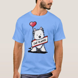 KiniArt Westie Love Altijd T-Shirt