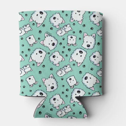 KiniArt Westie Lover Blikjeskoeler (Achterkant)