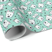 KiniArt Westie Lover Cadeaupapier (Rol Hoek)