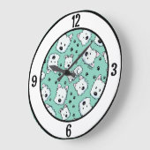 KiniArt Westie Lover Grote Klok (Hoek)