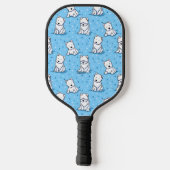 KiniArt Westie Lover Pickleball Paddle (Achterkant)