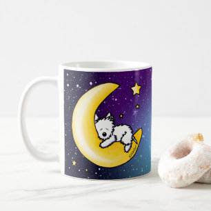 KiniArt Westie Lunar Love Koffiemok