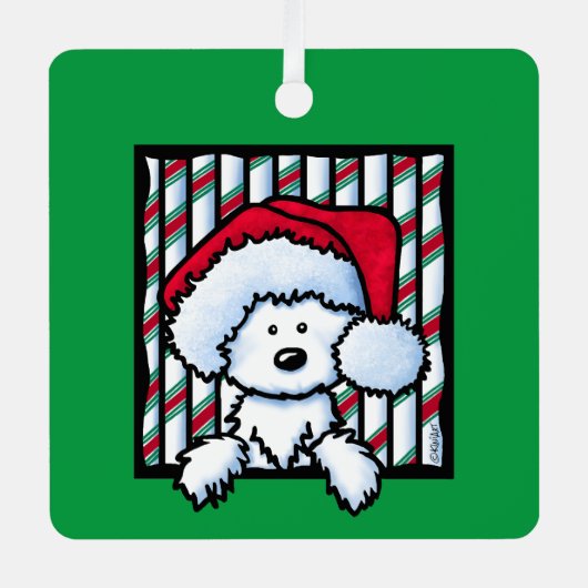  KiniArt Westie Metalen Ornament (Voorkant)