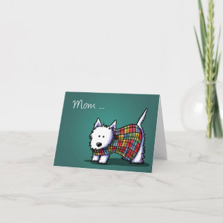 KiniArt Westie Moederdag Kaart