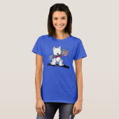 KiniArt Westie Mr Pawfect T-shirt (Voorkant volledig)