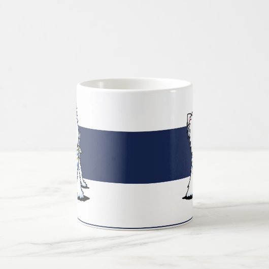 KiniArt Westie Nautical Mok (Center)