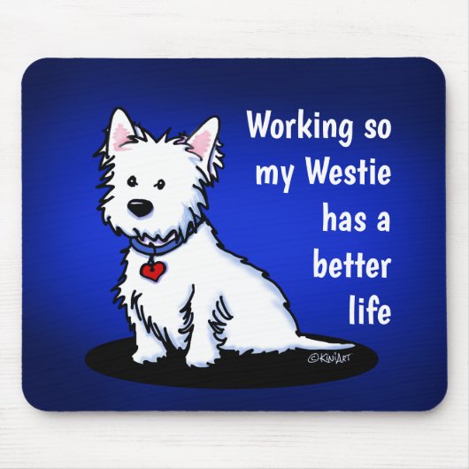 KiniArt Westie Parent Muismat (Voorkant)