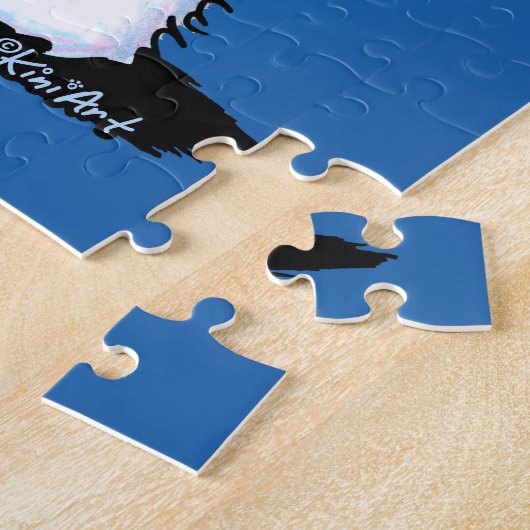 KiniArt Westie Peach Legpuzzel (Zijkant)