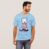 KiniArt Westie PJs Valentijn T-Shirt (Voorkant volledig)