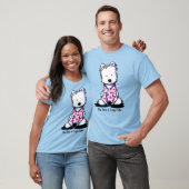 KiniArt Westie PJs Valentijn T-Shirt (Unisex)