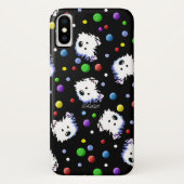KiniArt Westie Polka Dot Case-Mate iPhone Case (Achterkant)