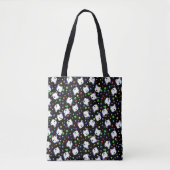 KiniArt Westie Polka Dot Tote Bag (Voorkant)