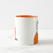 KiniArt Westie Punkin' Tweekleurige Koffiemok (Center)