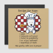 KiniArt Westie recept voor hoop (Voorkant / Achterkant)