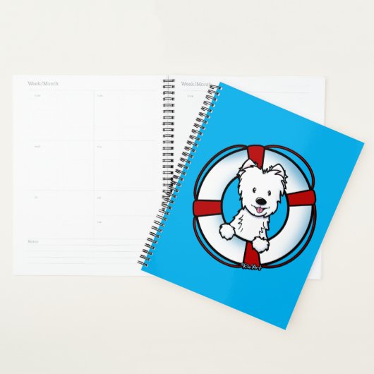 KiniArt Westie Reddingsplanner Planner (Display)