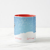 KiniArt Westie Reindeer kerstMok Mok (Midden)