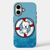KiniArt Westie Rescue Hoesje-Mate iPhone Case (Achterkant)
