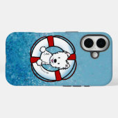 KiniArt Westie Rescue Hoesje-Mate iPhone Case (Achterkant (horizontaal))
