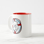 KiniArt Westie Rescue Mok (Voorkant links)