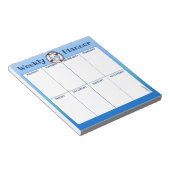 KiniArt Westie Rescue Weekly-planningblocnote Notitieblok (Schuin)