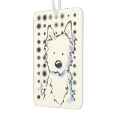 KiniArt Westie Stippen Luchtverfrisser (Links)