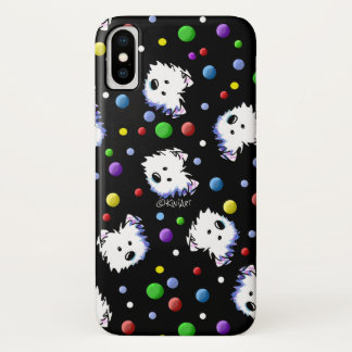 KiniArt Westie Stippenpatroon Case-Mate iPhone Case