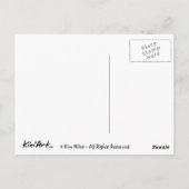 KiniArt Westie Sun Doggles Briefkaart (Achterkant)