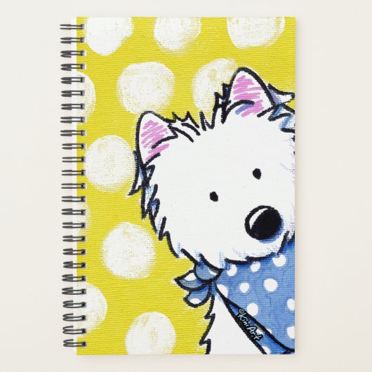 KiniArt Westie Sunshine Planner (Voorkant)