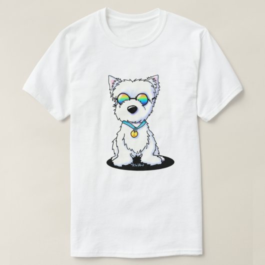 KiniArt Westie T-Shirt (Design voorkant)