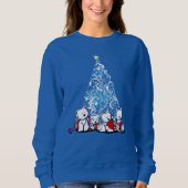KiniArt Westie Terrier Kerstmis Trui (Voorkant)