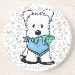 KiniArt Westie Terrier Onderzetter