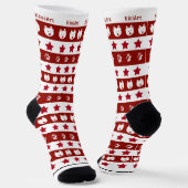 KiniArt Westie Terrier Socks Sokken (Gebogen)