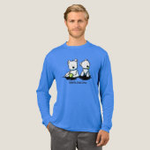 KiniArt Westie Terrier Tri-Blend Shirt (Voorkant)